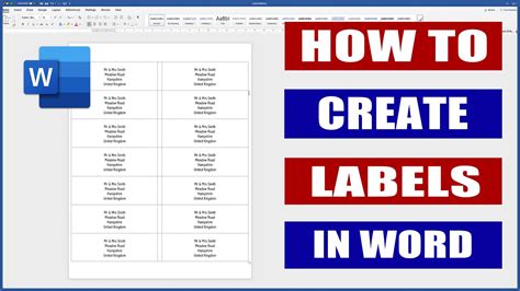 how do i create avery labels in word|word print labels avery.